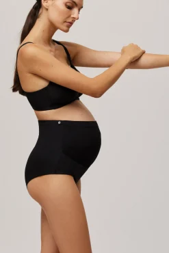 Braga alta premamá regulable negra