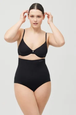 Braga alta reductora compresión media negro