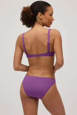 Braga bikini micropiqué violeta