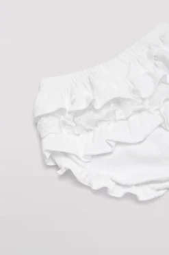 Braga bloomer cubrepañal de bebé algodón natural