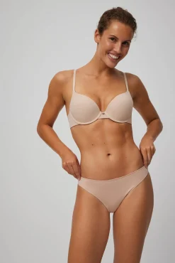Braga brasileña algodón nude