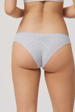 Braga brasileña algodón orgánico gris