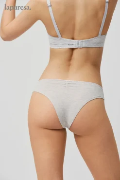 Braga brasileña algodón orgánico gris