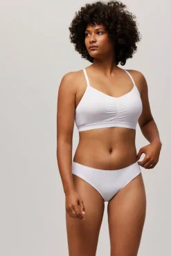 Braga brasileña algodón orgánico blanco