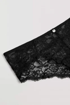 Braga brasileña encaje negro