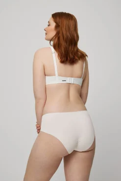 Braga de control con acabados invisibles blanco