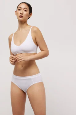 Braga hipster algodón orgánico blanco