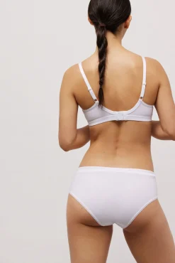 Braga hipster algodón orgánico blanco