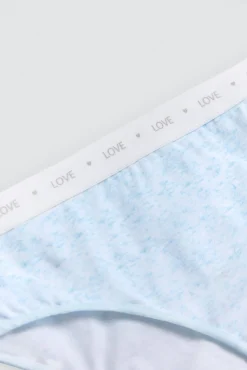 Braga juvenil algodón azul celeste