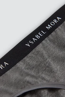 Braga juvenil algodón gris marengo