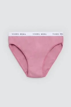 Braga juvenil algodón rosa