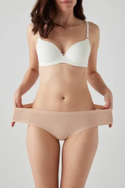 Braga midi adapt con acabados invisibles nude