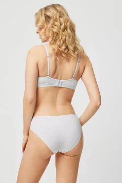 Braga midi algodón gris