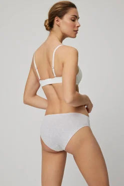 Braga midi algodón gris