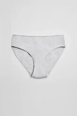 Braga midi algodón gris