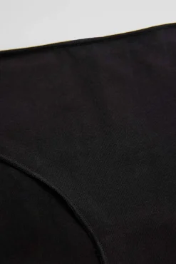 Braga midi algodón negro