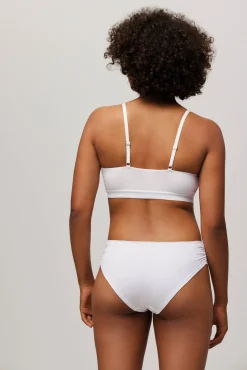 Braga midi algodón orgánico blanca