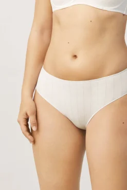 Braga midi canalé blanco