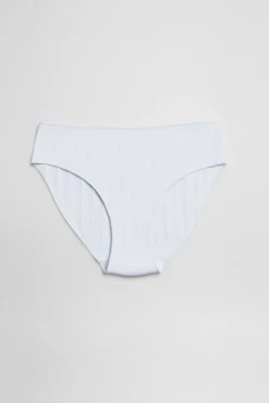 Braga midi canalé blanco