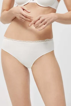 Braga midi detalles blanco