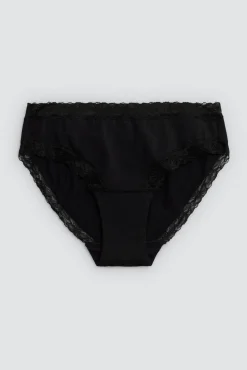 Braga midi detalles encaje negro