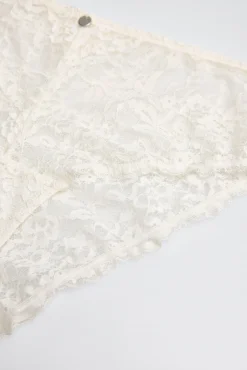 Braga midi encaje marfil