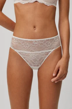 Braga midi encaje marfil