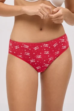 Braga midi mujer estampado navideño