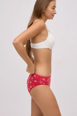 Braga midi mujer estampado navideño