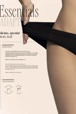 Braga mini adapt con acabados invisibles negro