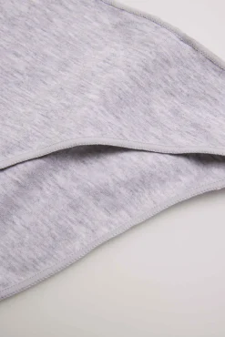 Braga mini algodón gris