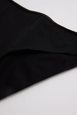 Braga mini algodón negro