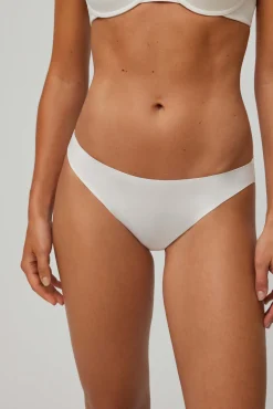 Braga mini invisible con encaje marfil