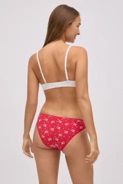 Braga mini mujer estampado navideño