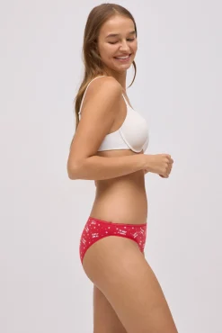 Braga mini mujer estampado navideño