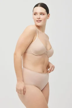 Braga reductora algodón compresión media nude
