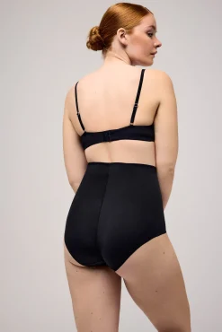 Braga reductora alta láser compresión media negra