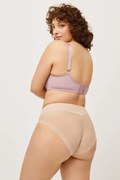 Braguita reductora tejido de tul compresión media nude