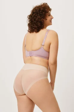 Braguita reductora tejido de tul compresión media nude