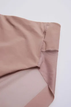 Braguita reductora tejido de tul compresión media visón