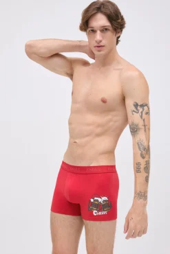 Bóxer hombre estampado navideño