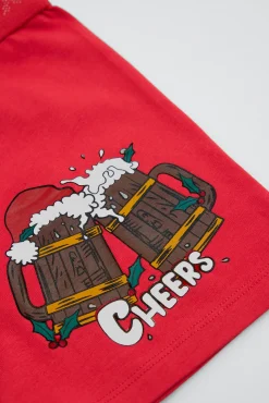 Bóxer hombre estampado navideño