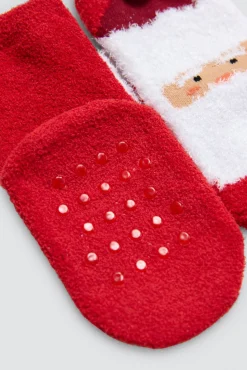 Calcetines bebé antideslizantes Navidad