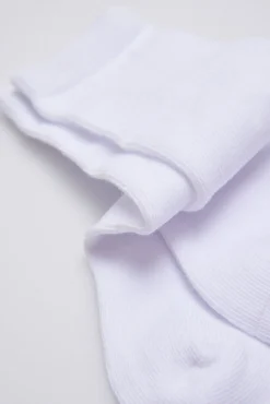 Calcetines bebé largos básicos blanco