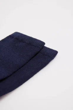 Calcetines bebé largos básicos marino