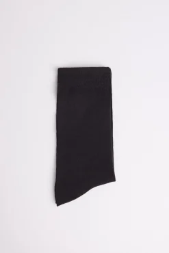 Calcetines básicos algodón largos negro