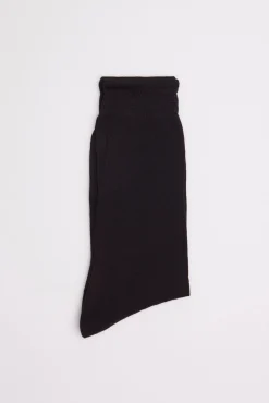 Calcetines básicos algodón largos negro