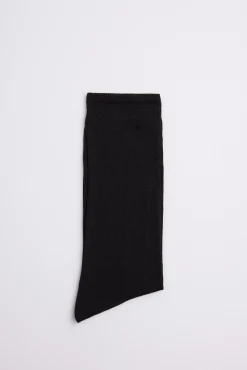 Calcetines básicos hilo de escocia negro