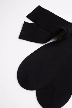 Calcetines básicos hilo de escocia negro