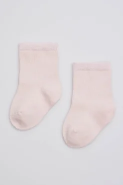Calcetines clásicos algodón rosa